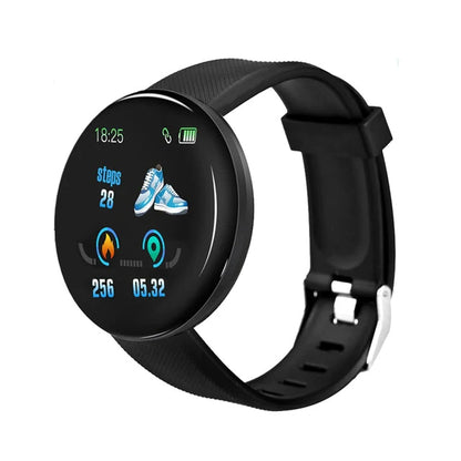 D18 Smart watch Heart Rate Monitor Men's Women's Smartwatch Round Fitness Digital Watches D18 smart Bracelet