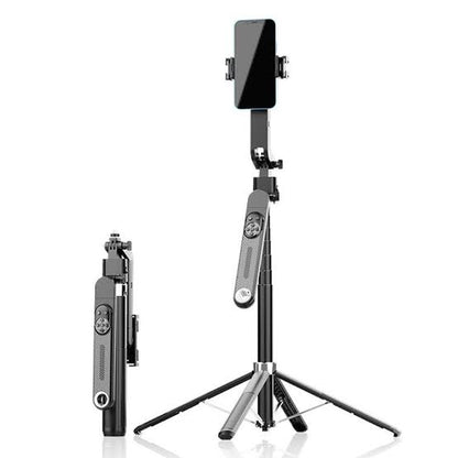 Selfie Stick Tripod with Fill Light, Wireless Remote & Phone Holder