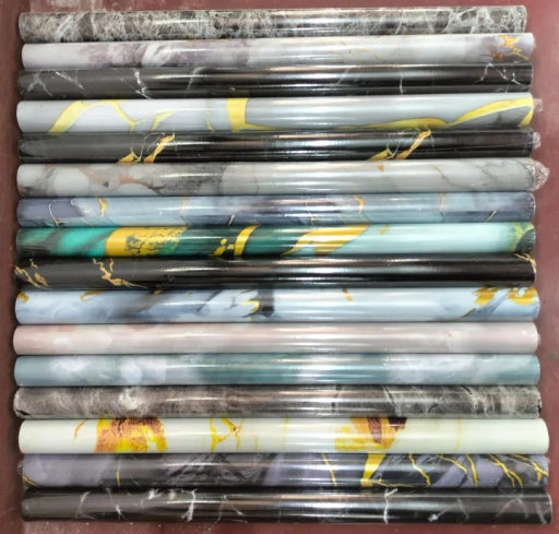 5M*60 Cm Self-Adhesive Foam Wall Stickers Wallpaper Countertop Waterproof 03