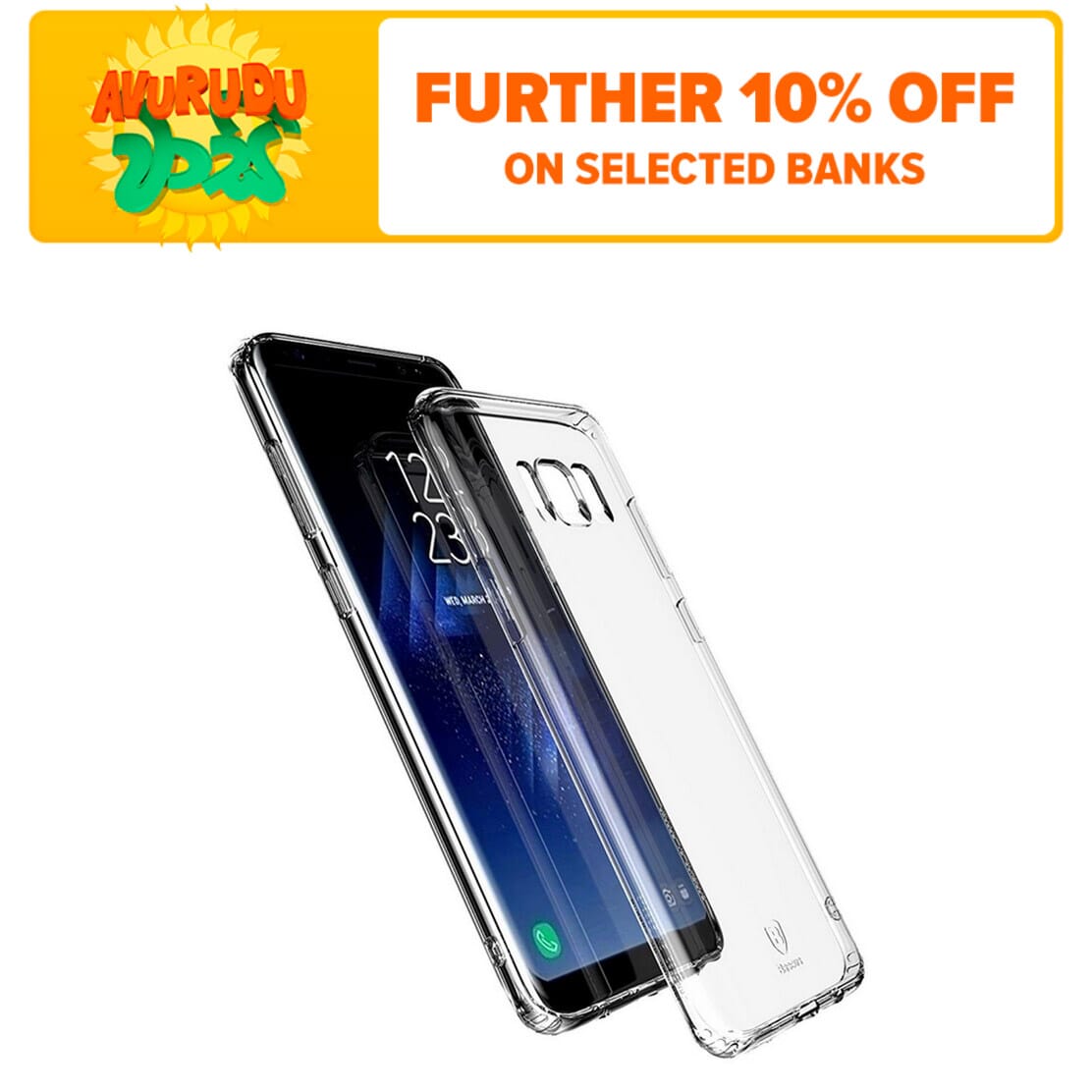 Simple Series Clear Case for Galaxy S8 Plus - Transparent