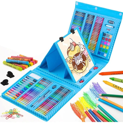 Kids 208/168PCS Drawing & Painting Art Set with Crayons, Oil Pastels, Watercolors, Markers & Colored