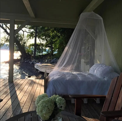 Mosquito Net Bed Canopy – Decorative Insect Shield for Adults, No-Opening Design for Sleeping