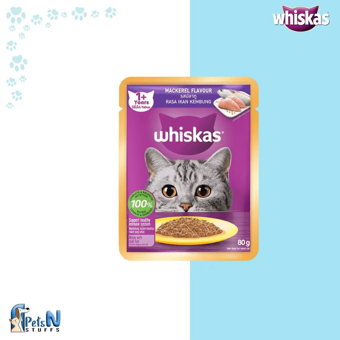 Whiskas Adult Cat Wet Food 80G