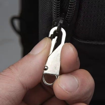 4PCS Multicolor Universal Zipper Pull Heads – Durable Metal Zipper Repair Clips for Bags, Luggage