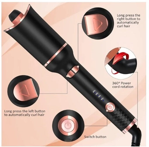 Automatic Rotating Hair Curler Ceramic