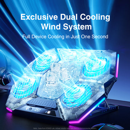 Rtako LZ-D12 Semiconductor Laptop Cooler with Hight Adjustable Stand