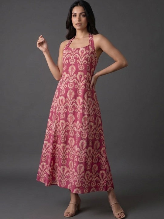 Classic Cotton a-Line Maxi Dress