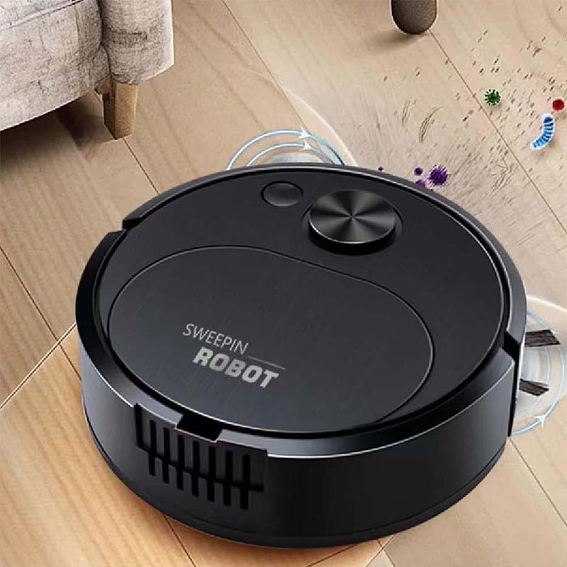 3-In-1 Smart Robot Vacuum Cleaner | USB Charging Intelligent Sweeper for Home