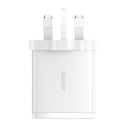 Baseus 30W Compact Fast Charger 2USB + TYPE-C