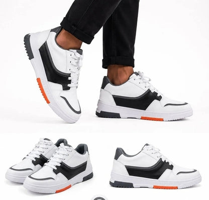 Classic White Chunky Sneakers Unisex Breathable Mesh Sports Running Shoes