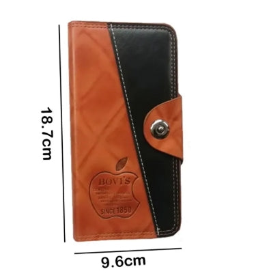 Multi-Functional Men's Wallet Slim PU Leather Long Multi-Card Holder