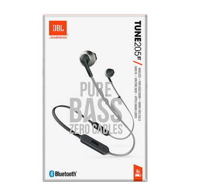 JBL TUNE 205BT Neckband Sports Wireless Bluetooth Headphone - Orginal