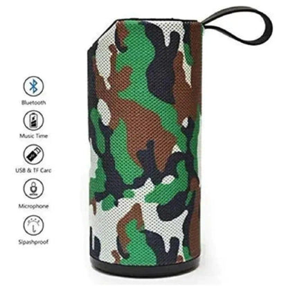 TG113 Portable Bluetooth Speaker, Wireless Splashproof Design with Enhanced Bass & Built-in Mic