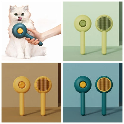 Pet Dog Hair Brush Cat Comb Grooming Stainless Steel Removes Tangled Hair Comb