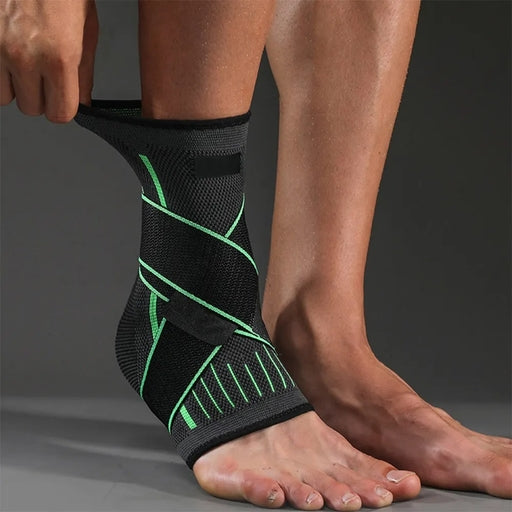 Ankle Brace Support Compression Sleeve Plantar Stabilizer Pain Relief Foot Wrap
