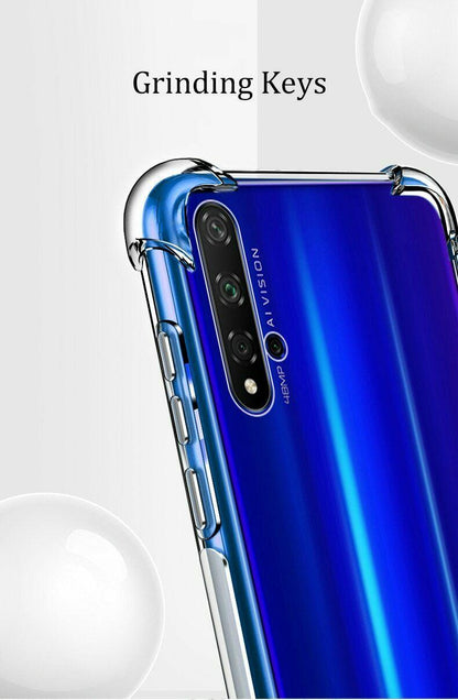 Transparent Airbag Shock Proof Cover For Huawei Nova 5T / Honor 20 Shock Resistant Case Cover