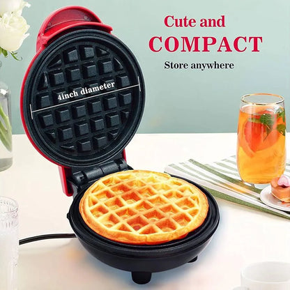 Mini Maker Waffle 4" Cooking Surface Non-Stick 350W SMT