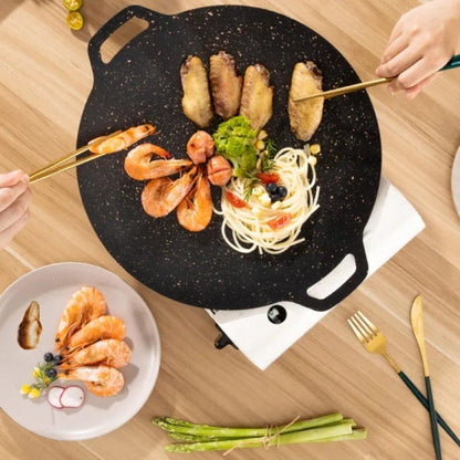 Griddle Pan, Indoor/Outdoor Smokeless Non-Stick BBQ