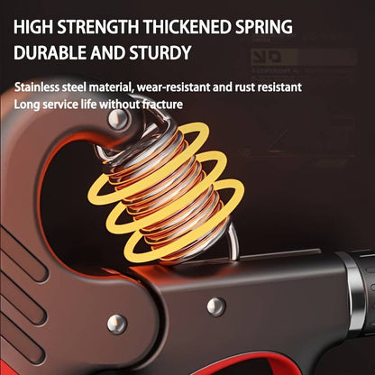 Difutagui 5-100KG Forearm Grip Strength Trainer Non-Slip Hand Gripper Adjustable Affordable