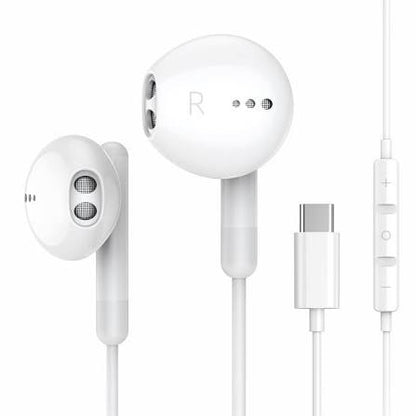 IPhone 15/16 Plus Type-C Wired Earphones USB-C Earbuds for Pro Max Mobile Phones