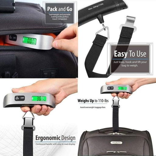 GoTravel 50Kg/110lb Digital Luggage Scale – 7055