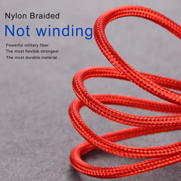 Baseus Rapid Series 3 In 1 Cable Type-C Micro iPhone All in 1 Fabriq Cable - Original