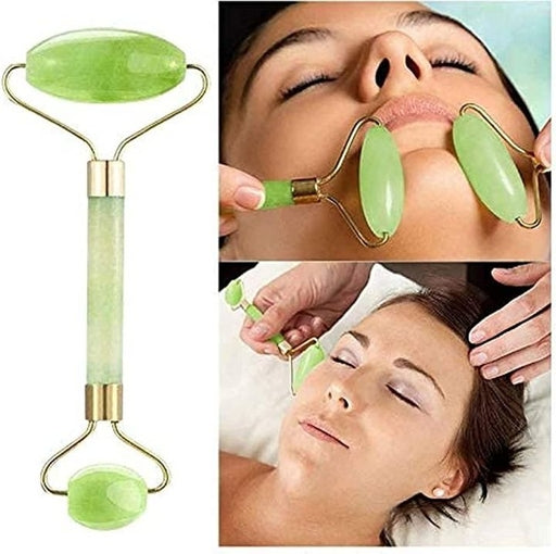 Facial Massage Roller of Natural Healing Stone, Excellent Beauty Skincare Tool