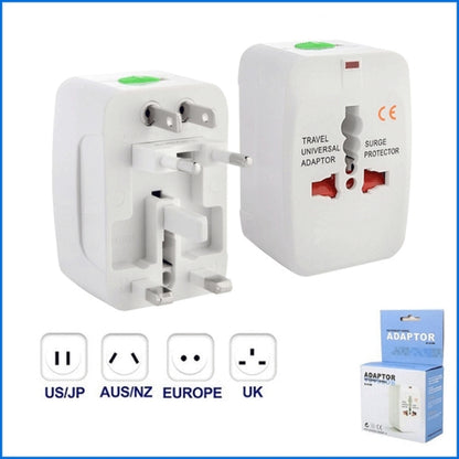 Global Travel Adapter with USB & Type-C Charging – Universal Wall Charger with Worldwide Plug
