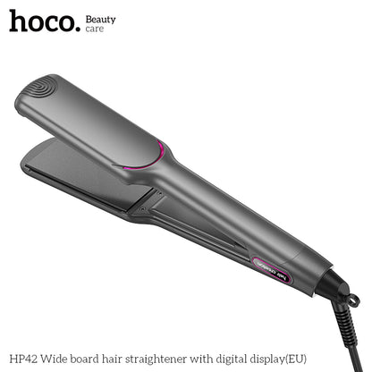 Hoco HP42 Wide Board Hair Straightener with Digital Display 50W