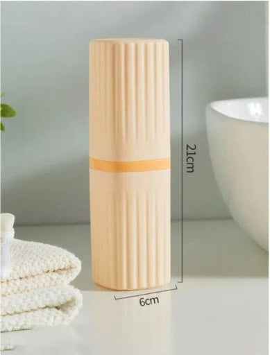Portable Travel Toothbrush Holder and Toothpaste Case