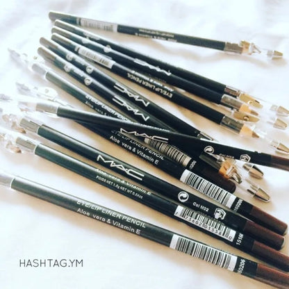 MAC Eye/Lip Liner Eyebrow Pencil with Aloe Vera & Vitamin E Eyeliner with Sharpener 1.5G