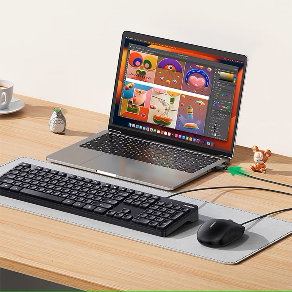 Ugreen 90875 Keyboard Wired 1.5 m for Windows / MacOS
