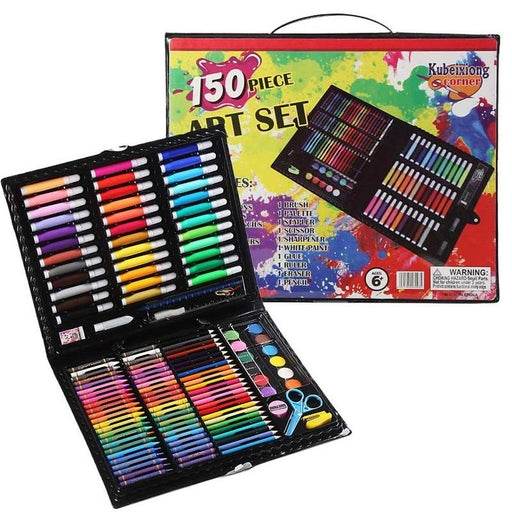 Kids 208/168PCS Drawing & Painting Art Set with Crayons, Oil Pastels, Watercolors, Markers & Colored