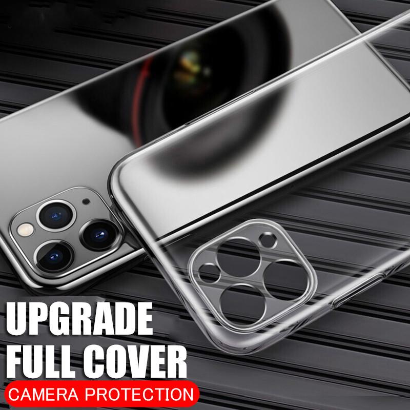 Joyroom Clear Case For IP 13 PRO / Shockproof Full Lens Protection Transparent Cover