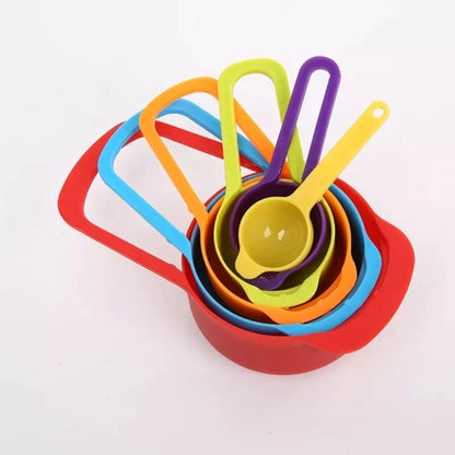 Measuring Cup and Spoon Set - Multi Color
