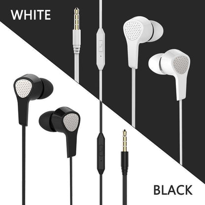 YWZ  - Super Bass Earphones In-Ear Handsfree Earbuds - Hi-Fi Stereo Precesion Bass In-Line Mic Noise Isolation