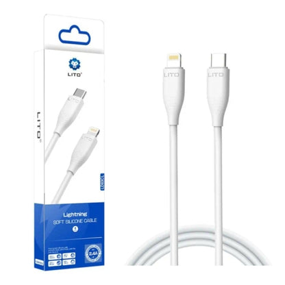 LITO Type-C to Lightning/Type-C Fast Charging Data Cable for IPhone Android 100Cm