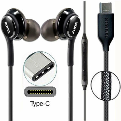 Type C Mobile Phone Earphone with Hands Mic Wired Headphone Headset