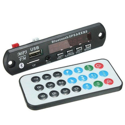 5V / 12V USB Bluetooth MP3 WMA FM AUX Decoder Board Audio Kit with Remote