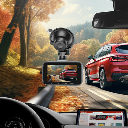 HOCO DV6 Car dash cam front 1080p 140° lens angle, IPS HD screen, loop,  G-sensor,night vision