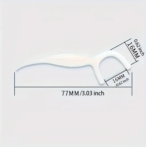 50PCS Dental Floss Picks – Deep Cleaning, Disposable & Travel-Friendly Oral Care Tools for Daily