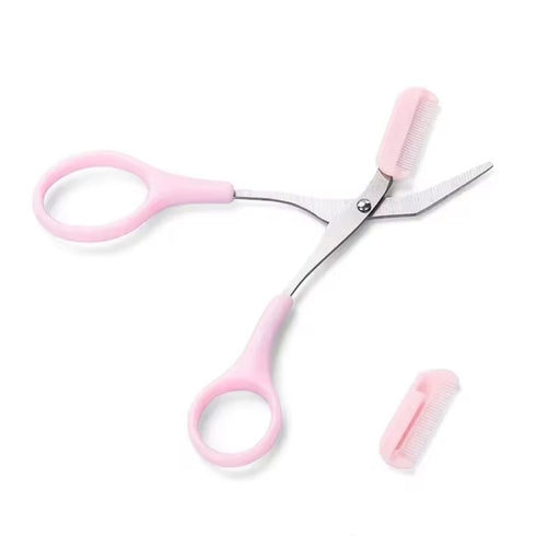 Eyebrow Trimmer Scissors with Comb â€“ Facial Hair Removal & Brow Shaping Grooming Tool