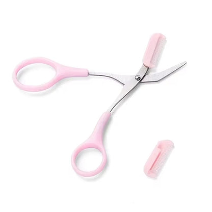 Eyebrow Trimmer Scissors with Comb â€“ Facial Hair Removal & Brow Shaping Grooming Tool