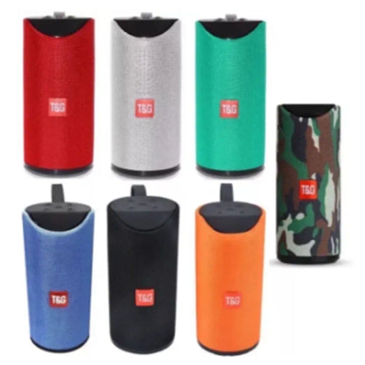 TG113 Splashproof Bluetooth Speaker, Portable Rechargeable with Superior Bass & Built-in Microphone
