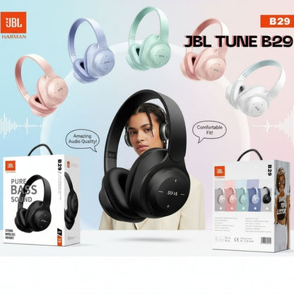JBL B29 Model Bluetooth Wireless Stereo + Bass Sound Good Quality Budget Headphone