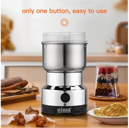 Nima Portable Electric Grinder & Blender | Stainless Steel Spice, Coffee & Nut Grinder