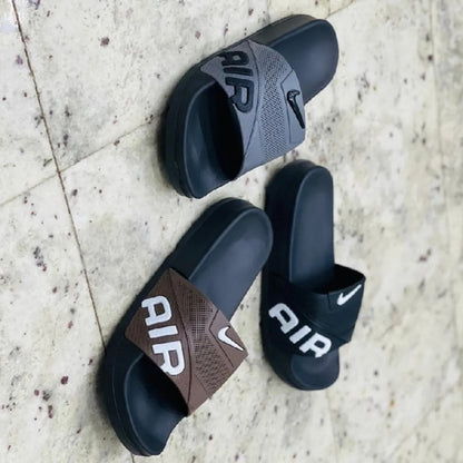 Men's Casual Slides AIR-Style Comfortable Soft Thong Flip Flops with Rubber Sole