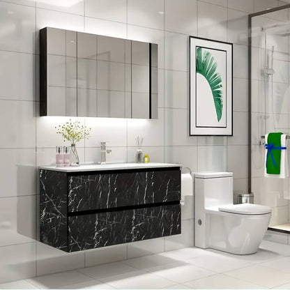 60Cm X 5M/60cm X 2M Marble Kitchen Oil-Proof Film Stove Waterproof Self-Adhesive Wallpaper