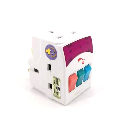 TOBO 13a 3-Way Universal Multi Plug Travel Adapter