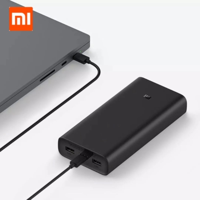 Xiaomi MI 50W Power Bank 20000mah, USB-C Input/Output Plus 2 USB-A Output, Charge 3 Devices Simultaneously, Output Up to 50W